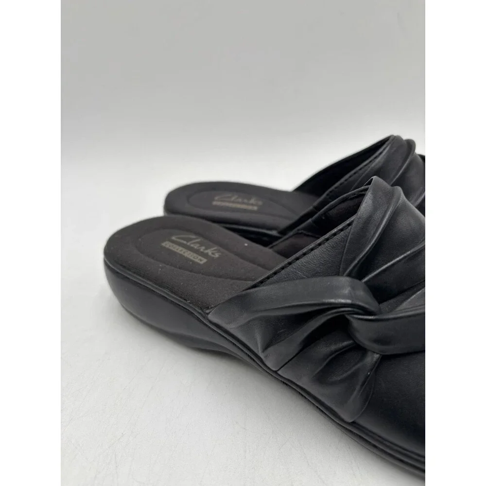Clarks LEISA DEINA 26101784 Women's NEW Slip-On Clogs Black US Size 7 N